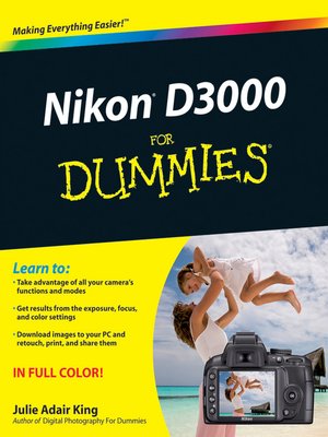 cover image of Nikon D3000 For Dummies